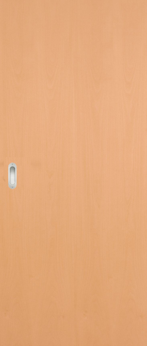 885x1.985 JELD-WEN Schiebetür DuriTop Rotbuche hell Optima 30 Röhrenspankern, stumpf, Kante eckig - Detail 1