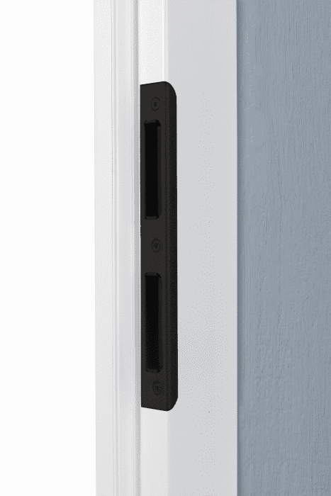 JELD-WEN Austausch-Schließblech DIN LI schwarz (für VZ-6 Zarge) - Detail 1