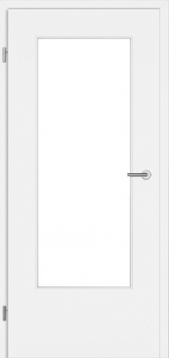 860x1.985 PRÜM Tür TB LA PK2 CPL WL 9016 DIN LI LA-DIN, Premiumkante 2, o. Schlüssellochbohrung - Detail 1