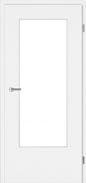 860x2.110 PRÜM Tür TB LA PK2 CPL WL 9016 DIN RE LA-DIN, Premiumkante 2, o. Schlüssellochbohrung - Detail 1
