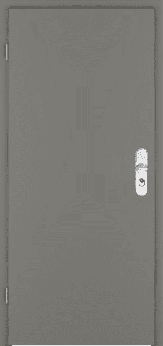 985x1.985 PRÜM Tür TB SD32KL3 VS RPKR CPL Staubgrau DIN LI Vollspaneinlage, Klimakl. III, mit Bodendichtung - Detail 1