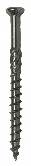 Terrassenschrauben A2 5,0x60mm (500 Stück) selbstschneidend mit Fräsrippen - Detail 1