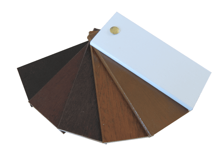 Musterfächer Farbkollektion Tryba Holzfenster Meranti - Detail 1