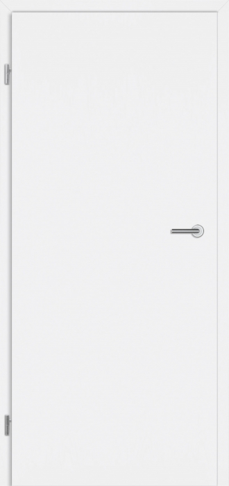 860x1.985 PRÜM Tür TB RS RPKR 9016 WL DIN LI kleine Rundkante, ohne Schlüssellochbohrung - Detail 1