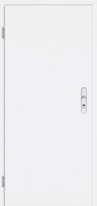 860x1.985 JELD-WEN Tür DuriTop Uni Weißlack DIN LI Typ 42/SK1 Vollspan, Klimakl. II, m. Bodendichtung - Detail 1