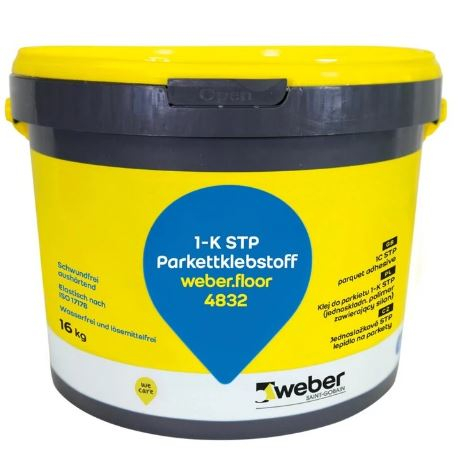 weber.floor 4832, 1-K STP Parkettklebstoff schubfest 16kg - Detail 1