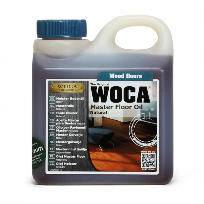 Woca Holz-Bodenöl 1 Ltr Gebinde natur  - Detail 1