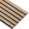I-Wood Paneel Basic Eiche klar geölt 2780x300x16mm Filz:schwarz,MDF braun EN622-5, E1 - More 2