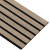 I-Wood Paneel Basic Eiche dunkelbraun geölt 2780x300x16mm Filz:schwarz,MDF braun EN622-5, E1 - More 2