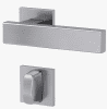 GRIFFWERK Rosettengrt. VAYA 200 Cubico WC Edelstahl matt,  8/8mm, TD 38-50mm, Rosette eckig - More 2