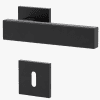 GRIFFWERK Rosettengrt. VAYA 200 Cubico BB Graphitschwarz,  8mm, TD 38-50mm, Rosette eckig - More 2