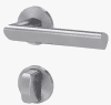 GRIFFWERK Rosettengrt. VAYA 137 TRI WC Edelstahl matt,  8/8mm, TD 38-50mm, Rosette rund - More 2
