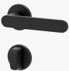 GRIFFWERK Rosettengrt. VAYA 291 Avus WC Graphitschwarz,  8/8mm, TD 38-50mm, Rosette rund - More 2