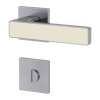 PRÜM Drückerset Quattra Inlay WC Edelstahl matt/Inlay G-TEC® Livesimple - More 2