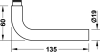 Drückerpaar LDH2172 J-Form Edelstahl matt 8 mm, für Glastürbeschlag - More 2