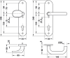 HAT-Schutz-WSG SDH1102 U-Form Edelstahl ES1 10/92 mm, Türdicke 64-83 mm, für Haustüren, - More 2