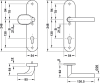 HAT-Schutz-WSG SDH1103 L-Form Edelstahl ES1 10/92 mm, Türdicke 64-83 mm, für Haustüren, - More 2