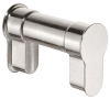 Blindzylinder, verstellbar für TD 50-76 mm Zink vernickelt - More 2