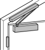 DORMA Obentürschließer TS 93 B EMR Contur-Design EN 2-5, silberfarbig, mit Gleitschiene - More 2