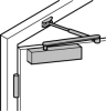 DORMA Obentürschließer TS 83 EN 3-6 silberfarbig, mit Scherengestänge - More 2