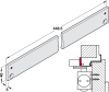 GEZE Montageplatte Gleitschiene TS 5000 L silberfarbig - More 2