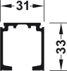 Schiebetür-Laufschiene Slido D-Line 11 31 x 33 mm Aluminium silberfarbig, gebohrt (ohne Winkel) - More 2