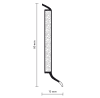 HSL1 20 Eiche hell 60mm Hartschaumleiste # Döllken # - More 2