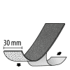 Küberit Easy-Clean, schwarz, 23mm Typ 2513, 18,3m Rolle # 11453108 - More 2