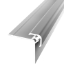 Küberit Clip-Außenecke ungebohrt, 90°, 2-Teilig Typ 153 U Alu elox. Silber 3-5mm,260cm #2271530049 - More 2