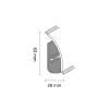 Sockelleiste MD63 Decorprofil Döllken W114 / 2277 Akazie dunkel /250cm - More 2
