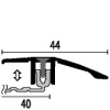 Küberit PPS-Champion Anpassungsprofil 6,5-16mm Typ 286 Alu-silber 270cm # 0 79 86 04 5 - More 2