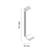 S100 1147 Grau Kernsockelleiste S100 1184 / 1147  Grau Kernsockelleiste - More 2
