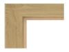 60x735x1.985 ASTRA smart²-Zarge CPL Eiche natur DIN LI Bekleidungen 60/16(26) rund, Futterbrett rund (sma - More 2