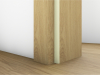 200x860x1.985 ASTRA smart²-Zarge CPL Eiche natur DIN RE Bekleidungen 60/16 rund, Futterbrett rund (smart²) - More 2