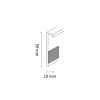 TLE55 (TL57) 581 Weißgrau Teppichleiste # Döllken # - More 2