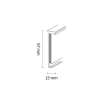 TS60 4019 / 1082 Braun Teppichkernsockelleiste # Döllken # - More 2