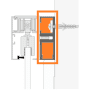 L&H Hinterfütterungsprofil f. Tvin 2.0 Design eckig, ähnl. Edelstahl matt, mit Endkappen - More 2