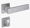 GRIFFWERK Rosettengrt. VAYA 200 Cubico WC Edelstahl matt,  8/8mm, TD 38-50mm, Rosette eckig - More 3