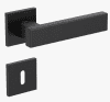 GRIFFWERK Rosettengrt. VAYA 200 Cubico BB Graphitschwarz,  8mm, TD 38-50mm, Rosette eckig - More 3