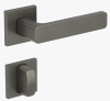 GRIFFWERK Rosettengrt. Minimal Modern WC Kaschmirgrau,  8/8mm, TD 38-50mm, Rosette eckig - More 3