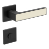 PRÜM Drückerset Quattra Inlay WC Graphitschwarz/Inlay G-TEC® Livesimple - More 3