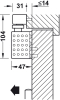 DORMA Obentürschließer TS 92 B Basic Contur-Design EN 1-4, silberfarbig, mit Gleitschiene - More 3