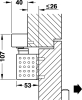 DORMA Obentürschließer TS 93 B EMF Contur-Design EN 2-5, silberfarbig, mit Gleitschiene - More 3