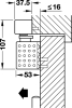 DORMA Obentürschließer TS 93 B GSR Contur-Design EN 2-5, silberfarbig, mit Gleitschiene - More 3