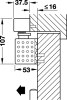 DORMA Obentürschließer TS 93 B GSR-EMR2 Contur- Design, EN 2-5, silberfarbig, mit Gleitschiene - More 3