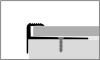 Küberit Treppenprofil geb.30x15x5mm Typ 807 Alu-silber 250cm # 31707044 - More 3