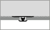 Küberit Verbindungsprofil, 2-Teilig Typ 179 U Alu eloxiert Silber 260cm # 2271790049 - More 3