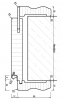 125x610x1.985 JELD-WEN Stilzarge SZ-6 Weißlack DIN LI Bekleidungen 65/19 profiliert, Futterbrett rund - More 3