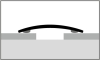 Küberit Übergangsschiene SK 30x1mm Typ 451 SK Messing poliert 270cm # 2 15 51 07 5 - More 3