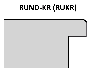 610x1.985 PRÜM Stiltür TB C2 RS RUKR 9016 WL Exkl. DIN RE Röhrenspaneinlage, kleine Rundkante - More 3